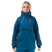 Dragonfly Куртка-анорак сноубордическая DF Uktus Woman Dark Ocean - Pink в Москве